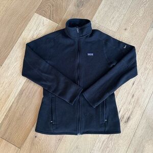 Patagonia Black Women's Better Sweater Full Zip Size Small